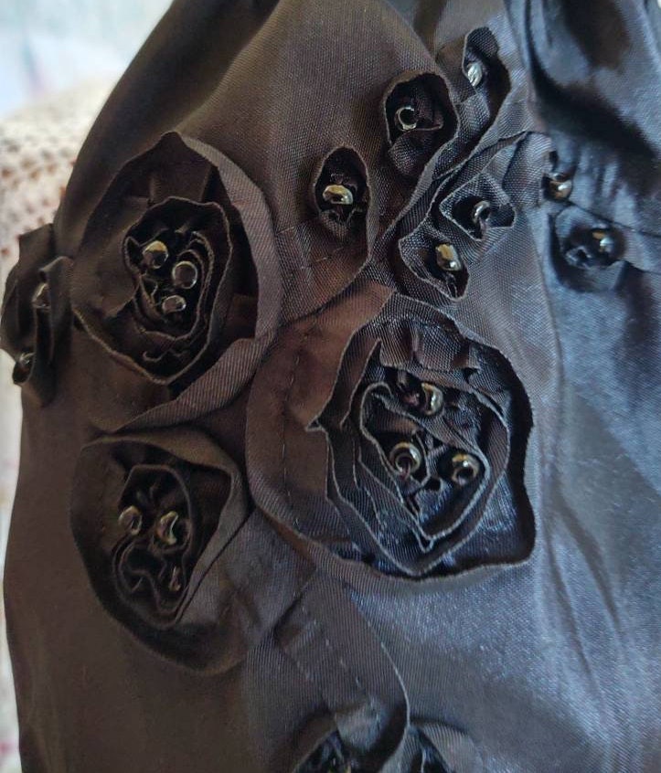 Ribbon Taffeta Reticule, 6 COLORS and Optional Beads, drawstring bag, 19th Century Victorian purse, Civil War, Edwardian, Regency