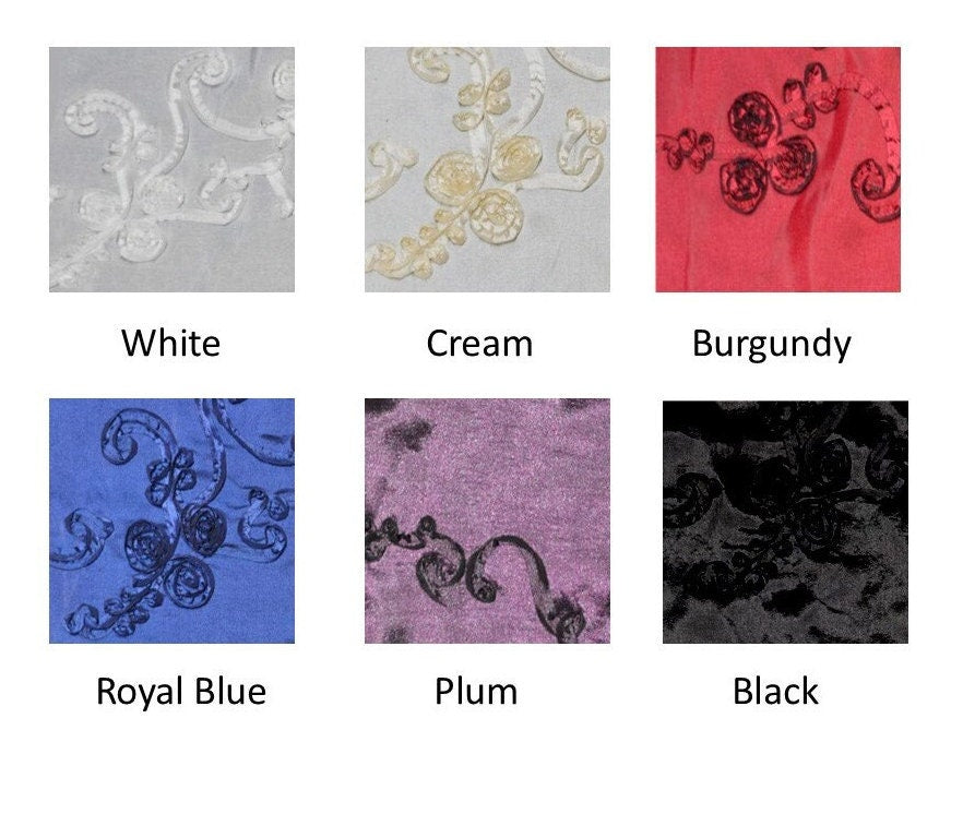 Ribbon Taffeta Reticule, 6 COLORS and Optional Beads, drawstring bag, 19th Century Victorian purse, Civil War, Edwardian, Regency