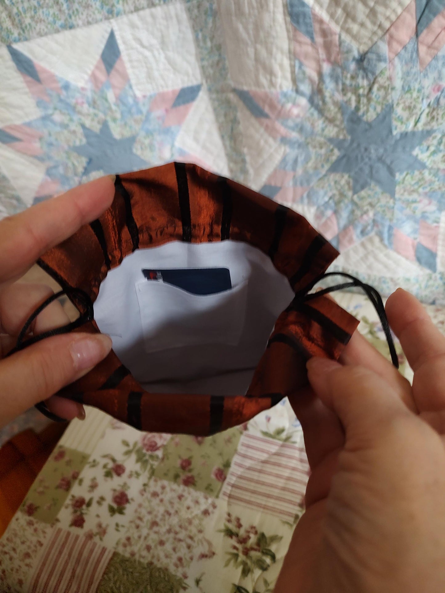 Reticule drawstring bag - 3 colors, 19th Century Victorian purse, Evening, Civil War, Edwardian, Regency, Frontier, 1820's & up, Ditty Bag