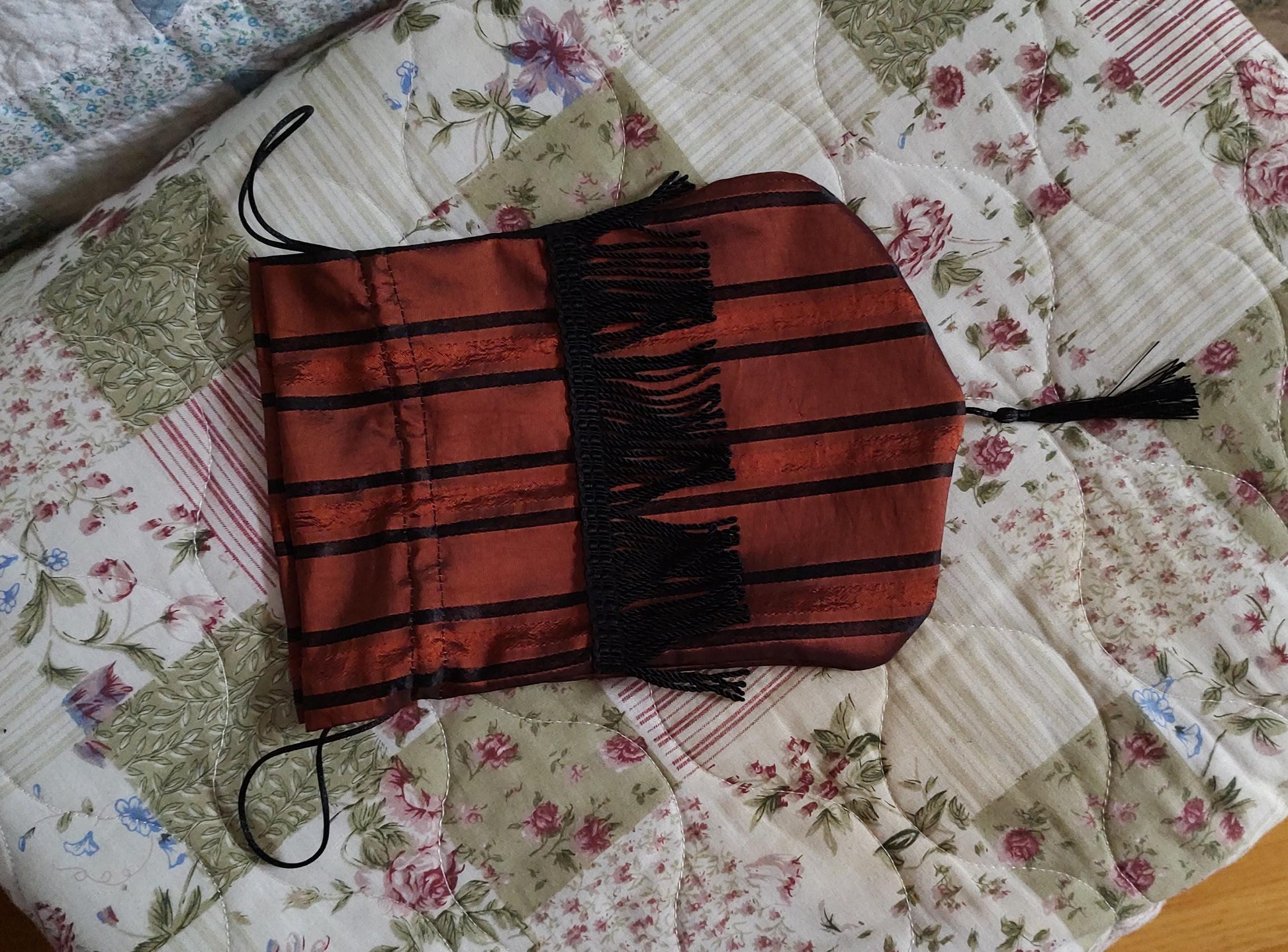 Reticule drawstring bag - 3 colors, 19th Century Victorian purse, Evening, Civil War, Edwardian, Regency, Frontier, 1820's & up, Ditty Bag