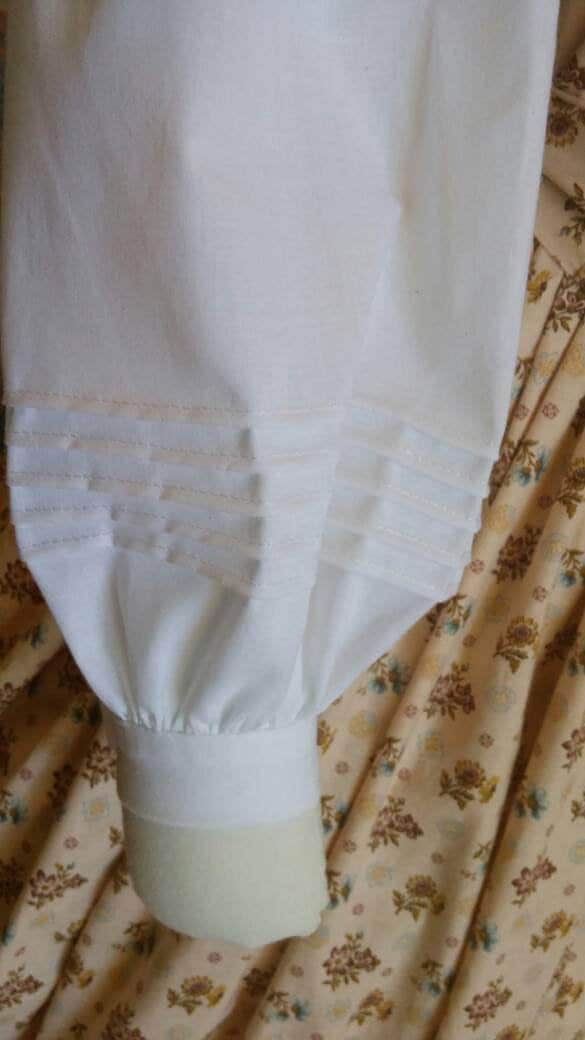Cotton Pin Tucked Undersleeves/ Sleeve Jockeys