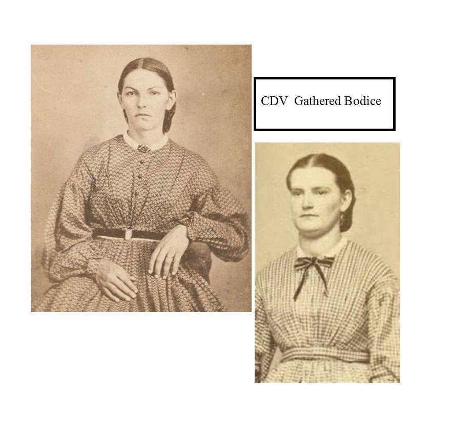 Basic Gathered Bodice /Mid- 19th Century/ Civil War Era Bodice Pattern/ Timeless Stitches Sewing Pattern TSB-101