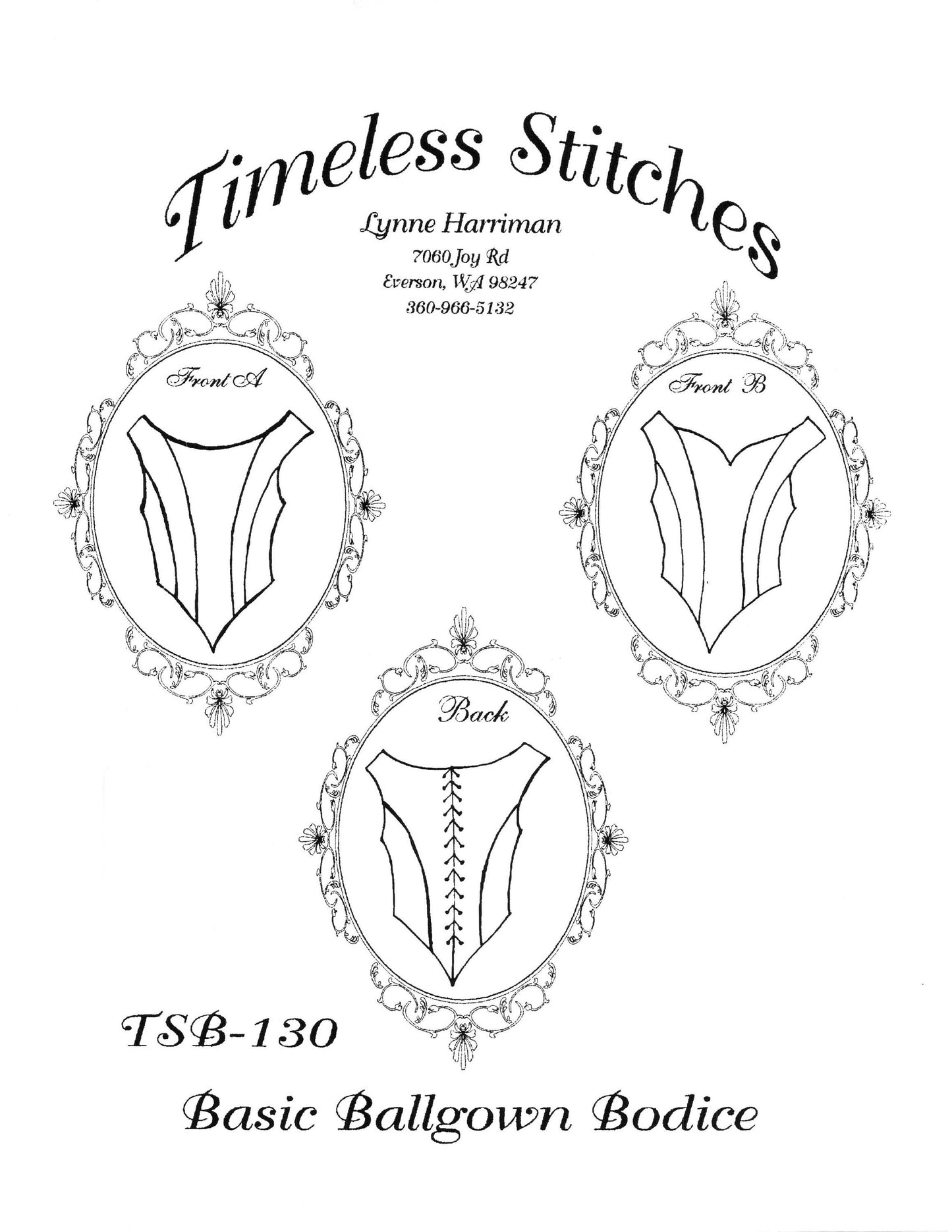 Basic Ball Gown Bodice /Mid- 19th Century/ Civil War Era Bodice Pattern/ Timeless Stitches Sewing Pattern TSB-130