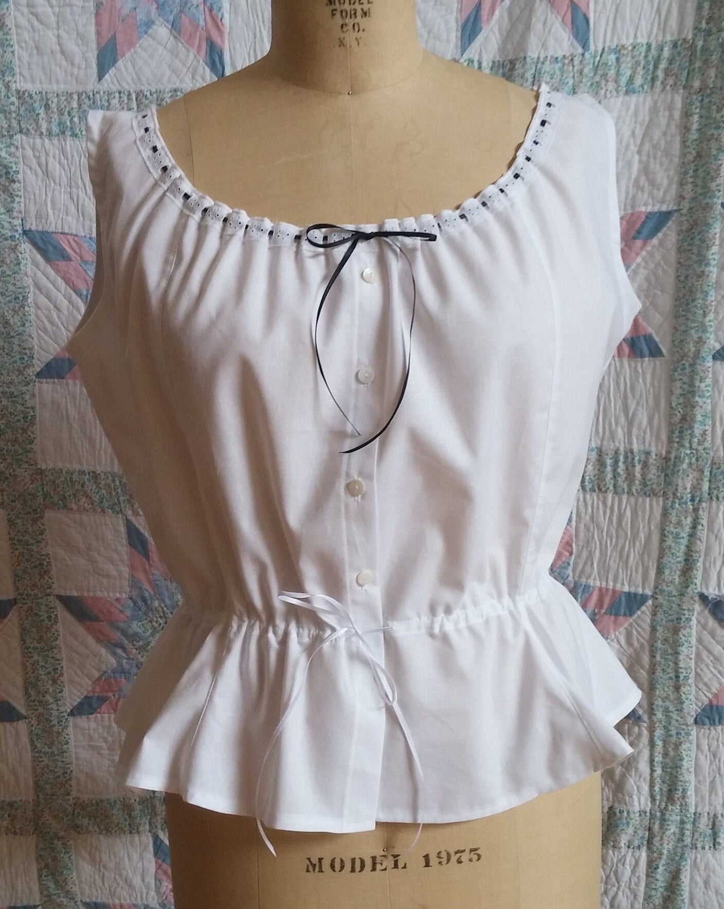 Corset Cover/ Camisole / 19th Century Underpinning - Regular and Plus Sizes