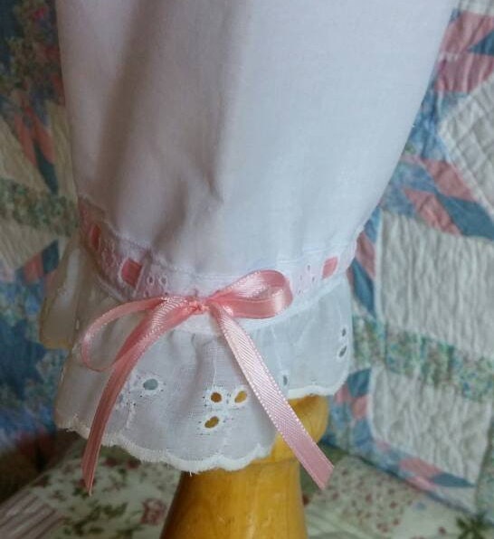 Girls Pantalettes, also known as pantaloons, drawers, knickers or bloomers from Size 6 - 12