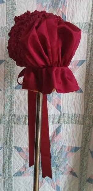 Drawn Bonnet - Assorted Colors, 19th Century Victorian, Frontier, Pioneer, Civil War