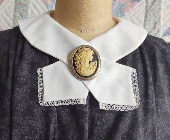 Three Graces Cameo Brooch, 19th Century Pin, Vintage Style Broach, Civil War Reproduction Brooch, Gift idea