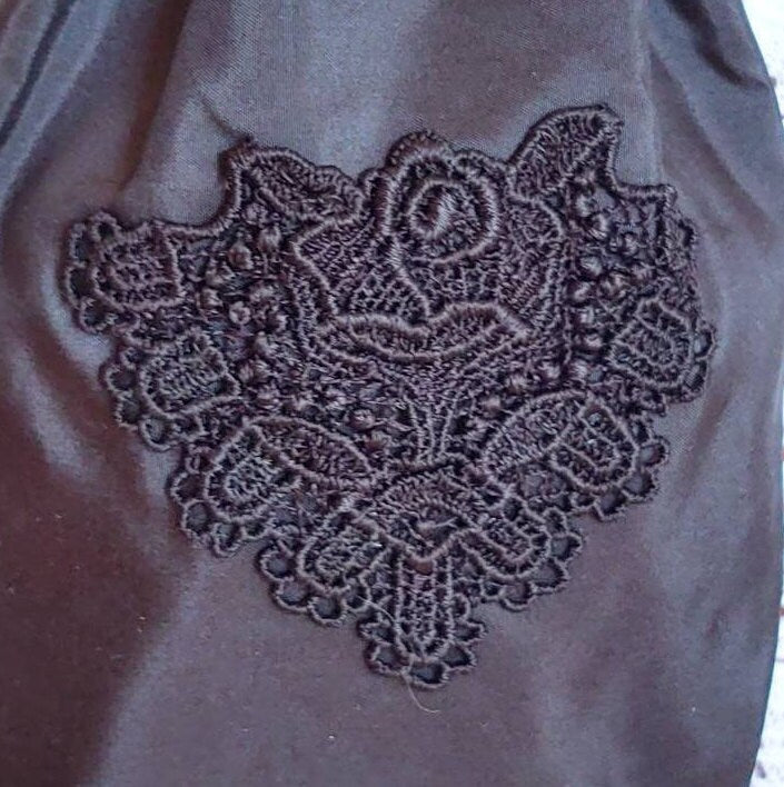 Reticule drawstring bag, 19th Century Victorian purse, Evening, Civil War, Edwardian, Regency, Mourning, 1820's & up, Ladies Ditty Bag