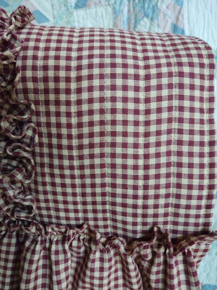 Shaped Homespun Cloth Bonnet, Cotton Sunbonnet, 19th Century Victorian Cloth Bonnet, Prairie, Frontier, Wagon Train, 1830's and Up