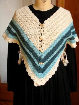 Cream and teal striped Hug-me-Tight