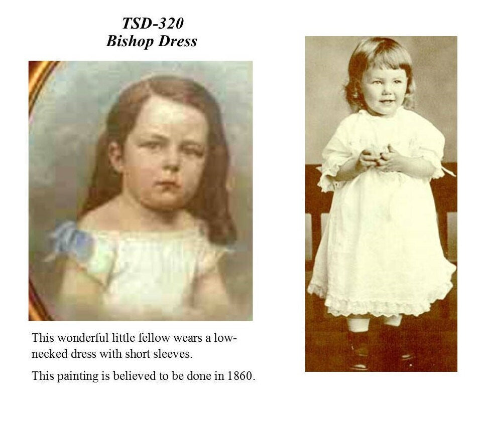 Bishops Dress/Infant - Toddler Dress/ Timeless Stitches Sewing Pattern TSD-320 Bishops Dress