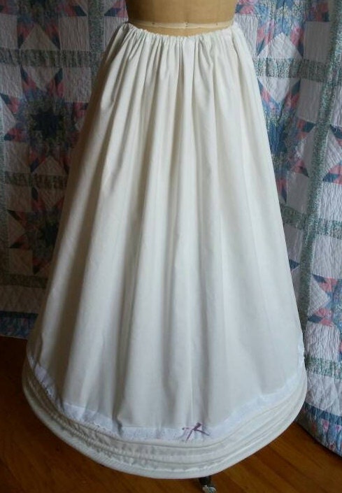 Adult Corded Petticoat - Historical Petticoat - Civil War - Regency - Colonial - Elizabethan - Victorian - Edwardian