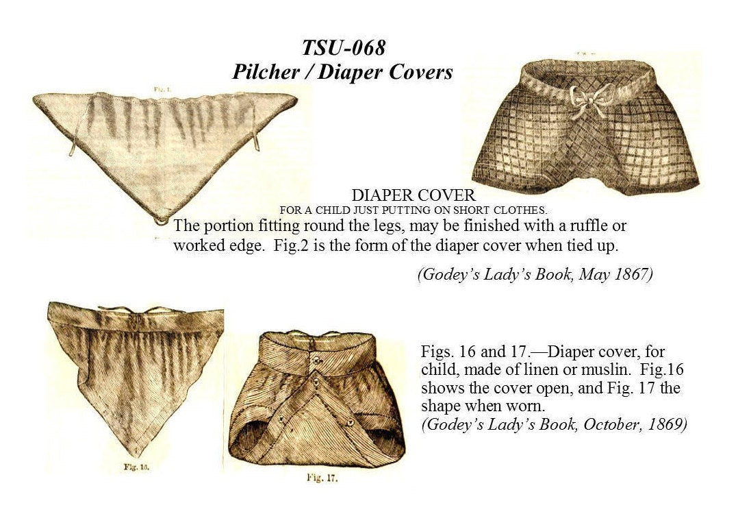 Pilcher - Diaper Cover/Infant and Toddlers/ Timeless Stitches Sewing Pattern TSU-068 Pilcher - Diaper Cover