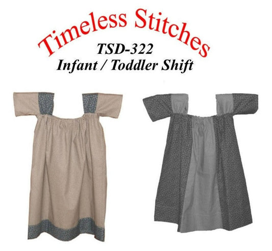 Infant/ Toddler Shift/ Timeless Stitches Sewing Pattern TSD-322 Infant/ Toddler Shift