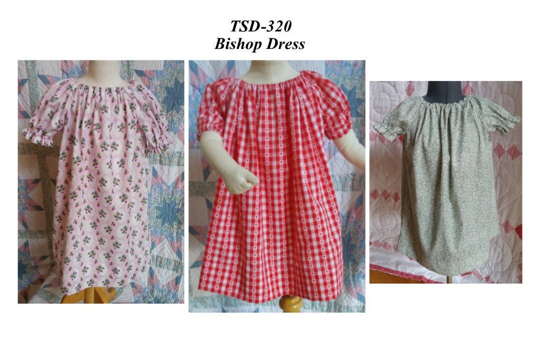 Bishops Dress/Infant - Toddler Dress/ Timeless Stitches Sewing Pattern TSD-320 Bishops Dress