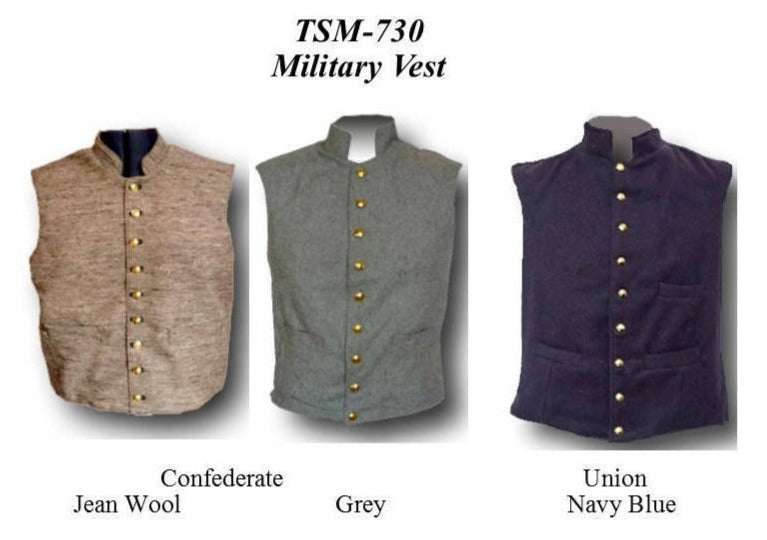 9 Button Military Vest/ Civil War Era Military Vest Pattern Timeless Stitches Sewing Pattern TSM-730 Military vest