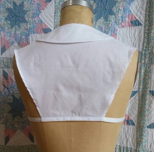 Cotton Pin-tucked Chemisette and Sleeve Jockey - Undersleeve Set