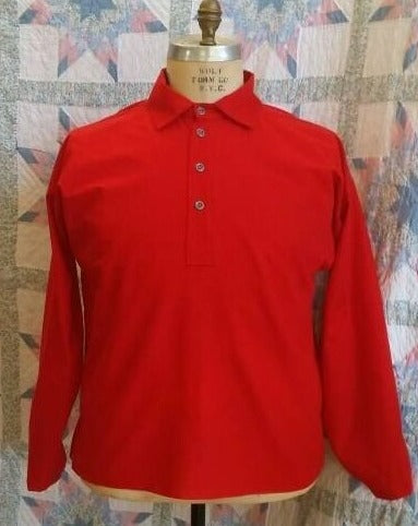 19th Century Basic/ Civilian/ Military Mens and Boys Shirt - Artillery Shirt (red) and Military Issue (white -unbleached muslin)