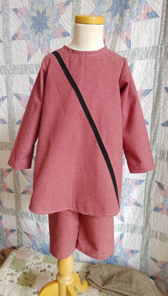 Toddler Boys Tunic and Trousers for Civil War Era- MADE TO ORDER- Victorian Pioneer Frontier