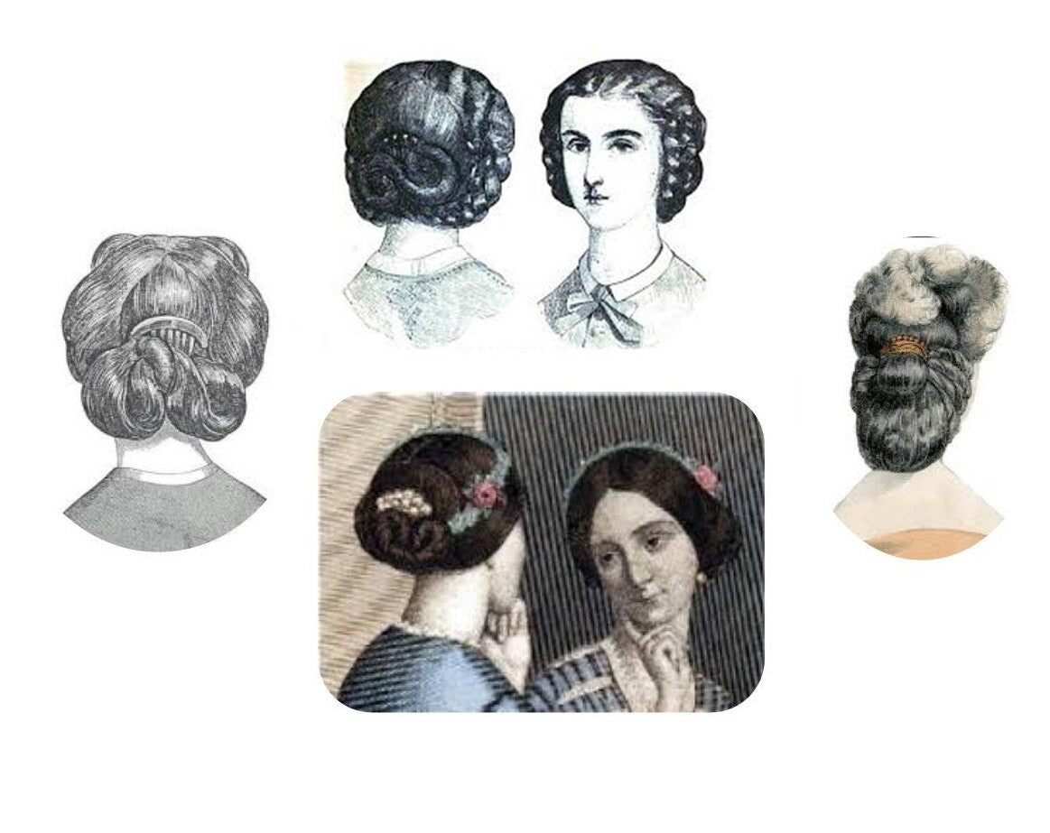 12 Brass hair pins, Victorian, U-pins, bun holder, french twist pins, Hair forks, 19th Century Hair Accessory, Historical, reproduction